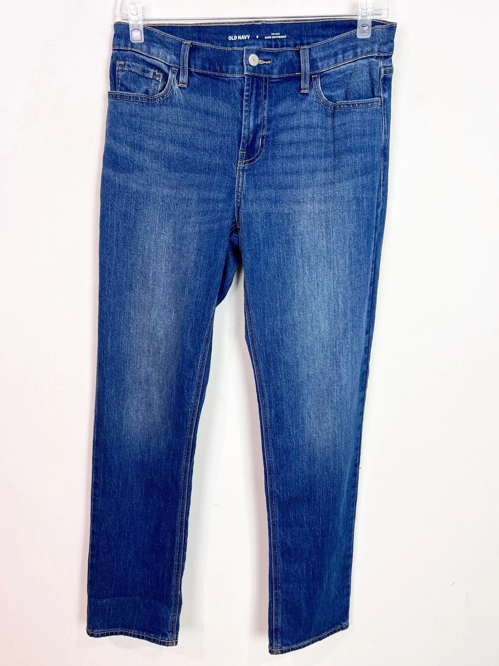 OLD NAVY WOW MID RISE BOYFRIEND JEANS WOMENS SZ 6